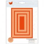 Tonic Studios Die Set Stitched Layering Freehand Stitches Rectangles | Set of 7