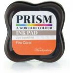 Hunkydory Prism Dye Ink Pad 1.5in x 1.5in | Fire Coral