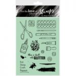 Hunkydory For the Love of Stamps A6 Set Eat. Sleep. Craft. Repeat. | Set of 19