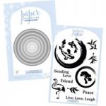 Paper Discovery Card Builder Nested Circles Dies & Circle Brush Stroke Stamps Bundle