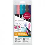 Tombow ABT Dual Brush Pen Vintage Colours | Set of 6