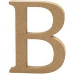 Creativ MDF Letter Uppercase B 8cm x 1.5cm