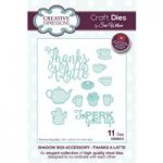 Sue Wilson Shadow Box Collection Accessory Thanks A Latte Die Set