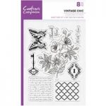 Crafter’s Companion Clear Acrylic Stamp Vintage Chic Set of 8 | Roaring Twenties