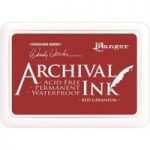 Ranger Archival Ink Pad Red Geranium by Wendy Vecchi | Designer Series