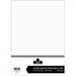 Craftwork Cards A4 Super Smooth Printable Light Card 160gsm Bright White | Pack of 50