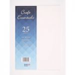 Craft UK Essentials A4 Hammered Paper White | 25 Pack