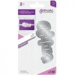Gemini Die Set Innerpage Word Expressions Relax | Set of 2