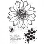 Julie Hickey Designs Stamp Set Sunflower Bee | Set of 4