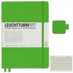 Leuchtturm1917 Fresh Green Medium Notebook & Pen Loop Bundle | Squared