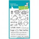 Lawn Fawn Clear Stamp Set Get Well Before ‘n Afters Set of 31 | 4in x 6in