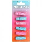 Dovecraft Planner Accessory Health Midi Printed Pegs | Pack of 6