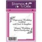Stamps by Chloe Stamp Love and Laughter Sentiment