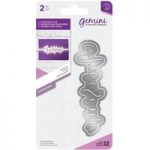 Gemini Die Set Innerpage Word Expressions Awesome | Set of 2