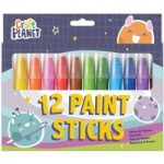 Craft Planet Paint Sticks Bright | Pack of 12