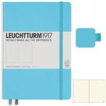 Leuchtturm1917 Ice Blue Medium Notebook & Pen Loop Bundle | Dotted