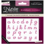Crafter’s Companion Diesire Alphabet Decorative Lowercase 1in | 24pc