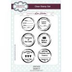 Creative Expressions A5 Stamp Set Sign It by Lisa Horton | Set of 6
