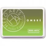 Hero Arts Ombre Ink Pad Lime To Forever Green