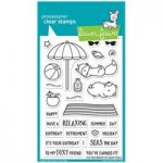 Lawn Fawn Clear Stamp Set On The Beach Set of 28 | 4in x 6in