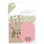 V&A Printed Tags | Pack of 12