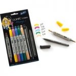 Copic Ciao 5 + 1 Marker Pen Set with a Copic Multiliner Manga #1 | Set of 6