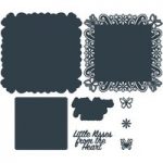 Paper Boutique Die Set Little Kisses From The Heart | Set of 8