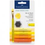 Faber Castell Gelatos Water-soluble Crayon Set Yellow | Set of 6