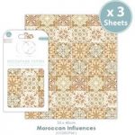 Craft Consortium Decoupage Paper Pad Moroccan Influences | 3 Sheets