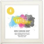 Artiste Mini Canvas 3in x 3in | Pack of 4