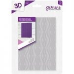 Gemini 5in x 7in 3D Embossing Folder Cable Knit