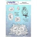 IndigoBlu A5 Red Rubber Stamp Set Nature III Set of 8 by Kay Halliwell-Sutton