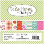 Daisy Mae Design 6in x 6in Paper Pad Strawberry Garden